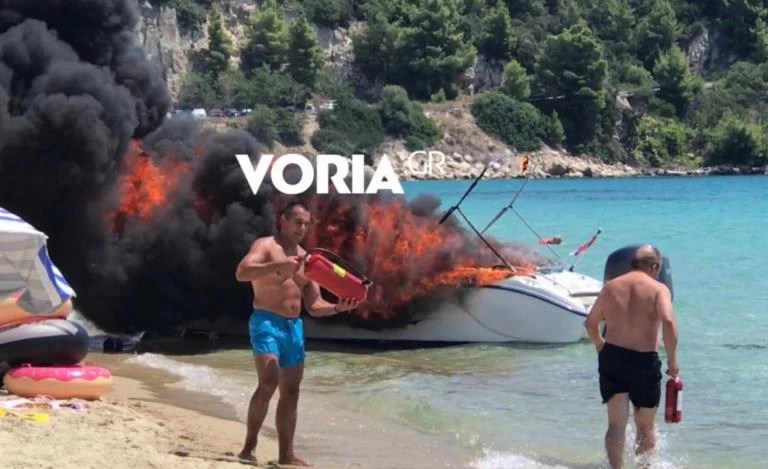 Χαλκιδική: Παραμένουν στο νοσοκομείο η μητέρα με την 4χρονη κόρη της που τραυματίστηκαν από την έκρηξη στο σκάφος (εικόνες, βίντεο)